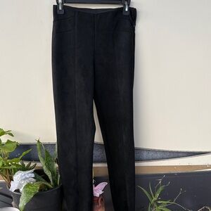 Zara Basic Black Ribbed Waistband